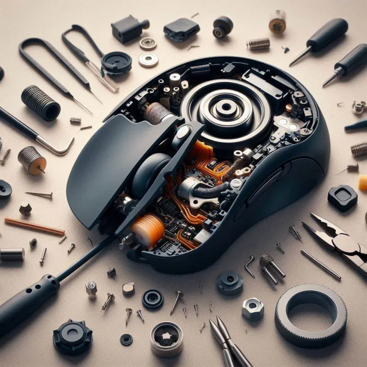 마우스 휠 고장, 헛돔 증상 100% 수리 방법 7 마우스 휠 수리