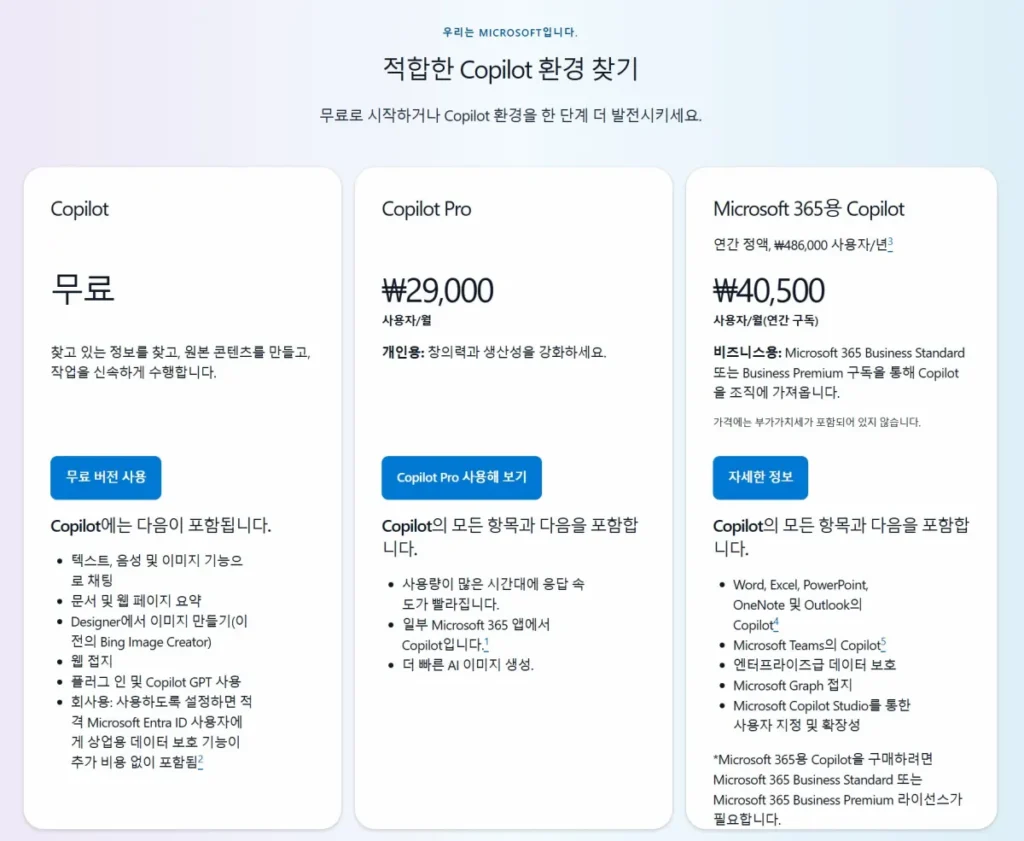 코파일럿 프로 가격 비교